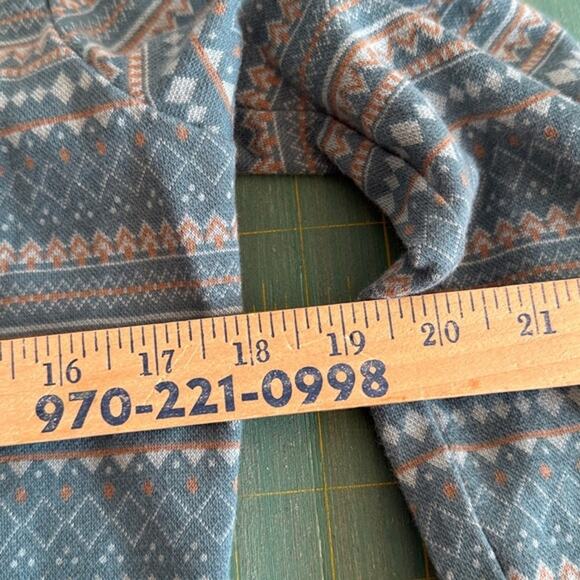 Columbia Blue Henley Women's Pullover Top Front Snaps Long Sleeves sz XL - Picture 5 of 6